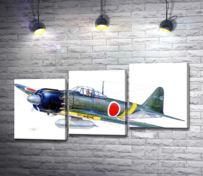 Японський легкий винищувач Mitsubishi A6M 