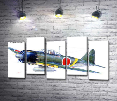 Японский легкий истребитель Mitsubishi A6M