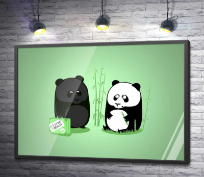Постер "Панда приїхала з відпустки"