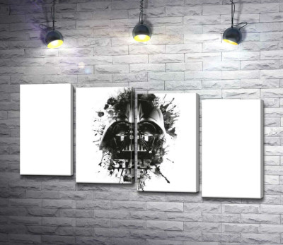 Модульна картина "Дарт Вейдер (Darth Vader) на постері до фільму "Зоряні війни" (Star Wars)"