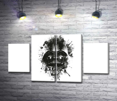 Модульна картина "Дарт Вейдер (Darth Vader) на постері до фільму "Зоряні війни" (Star Wars)"