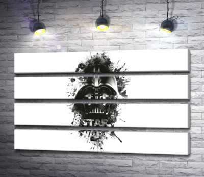 Модульна картина "Дарт Вейдер (Darth Vader) на постері до фільму "Зоряні війни" (Star Wars)"