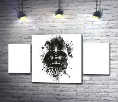 Модульна картина "Дарт Вейдер (Darth Vader) на постері до фільму "Зоряні війни" (Star Wars)"