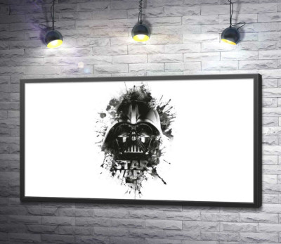 Постер "Дарт Вейдер (Darth Vader) на постере к фильму "Звездные войны" (Star Wars)"