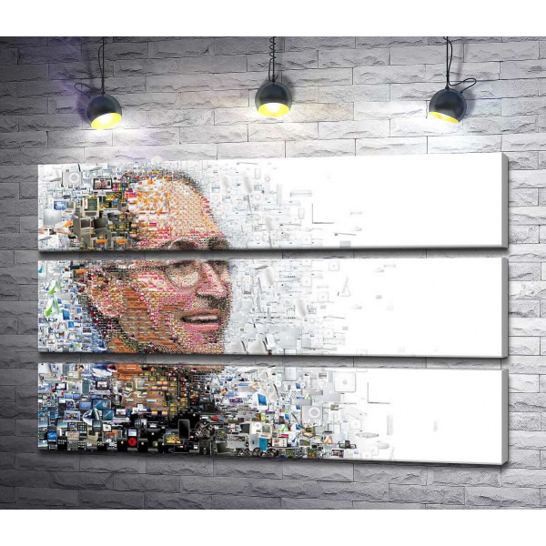 Стів Джобс (Steve Jobs) з тисячей зображень гаджетів