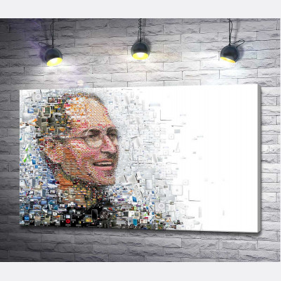 Стів Джобс (Steve Jobs) з тисячей зображень гаджетів