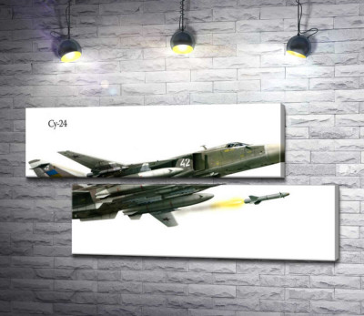 Советский сверхзвуковой фронтовой бомбардировщик Су-24