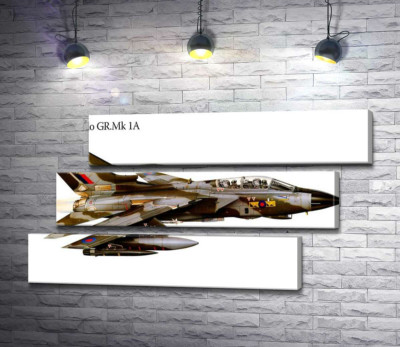Модульная картина "Британский самолет-разведчик Panavia Tornado GR1A"