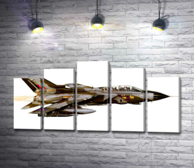 Модульная картина "Британский самолет-разведчик Panavia Tornado GR1A"