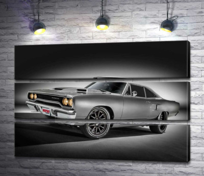 Модульная картина "Автомобиль 70-х Plymouth Road Runner"