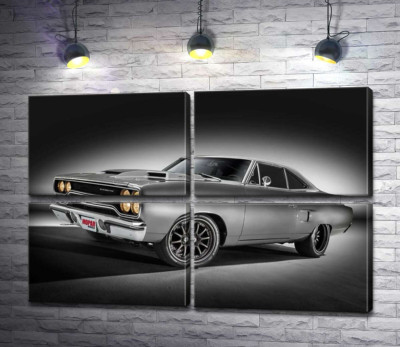 Модульна картина "Автомобіль 70-х Plymouth Road Runner"