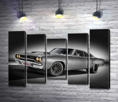 Модульна картина "Автомобіль 70-х Plymouth Road Runner"