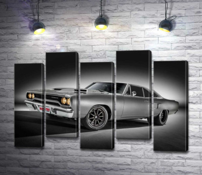 Модульна картина "Автомобіль 70-х Plymouth Road Runner"