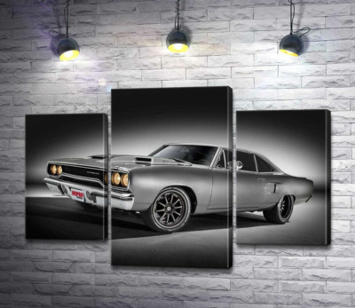 Модульная картина "Автомобиль 70-х Plymouth Road Runner"