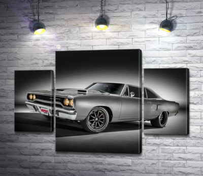 Модульна картина "Автомобіль 70-х Plymouth Road Runner"