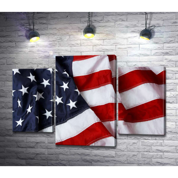 Складки флага Соединенных Штатов Америки