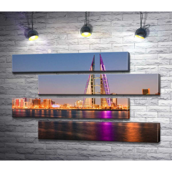 Вид на торговый центр в Бахрейне