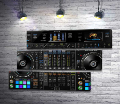 Модульная картина "Профессиональный DJ контроллер "Pioneer DDJ-RZX""
