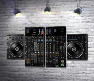 Модульная картина "Профессиональный DJ контроллер "Pioneer DDJ-RZX""