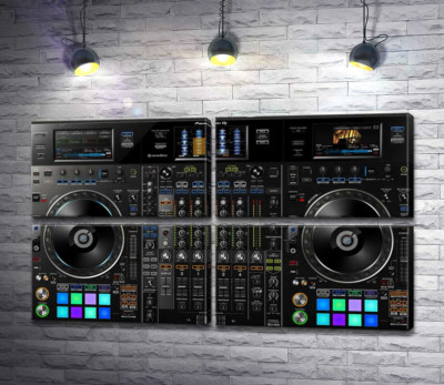Модульная картина "Профессиональный DJ контроллер "Pioneer DDJ-RZX""