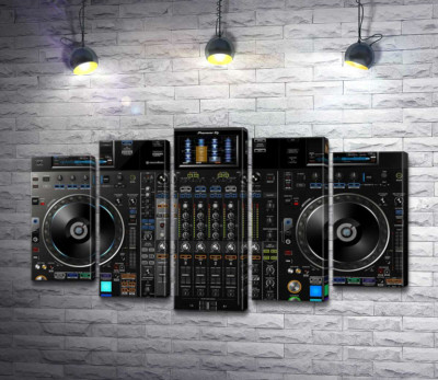 Модульная картина "Профессиональный DJ контроллер "Pioneer DDJ-RZX""