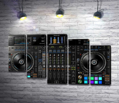 Модульная картина "Профессиональный DJ контроллер "Pioneer DDJ-RZX""