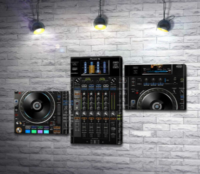 Модульна картина "Професійний DJ контроллер "Pioneer DDJ-RZX""