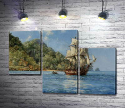 Модульная картина "Остров сокровищ (Treasure Island)"