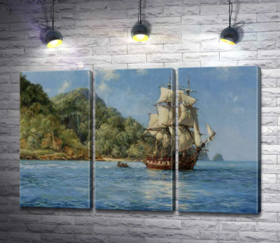 Модульная картина "Остров сокровищ (Treasure Island)"