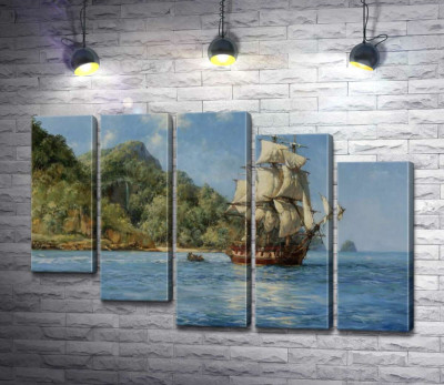 Модульна картина "Острів скарбів (Treasure Island)"