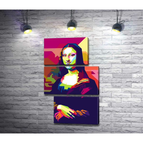 Яркие цвета образа Мона Лизы