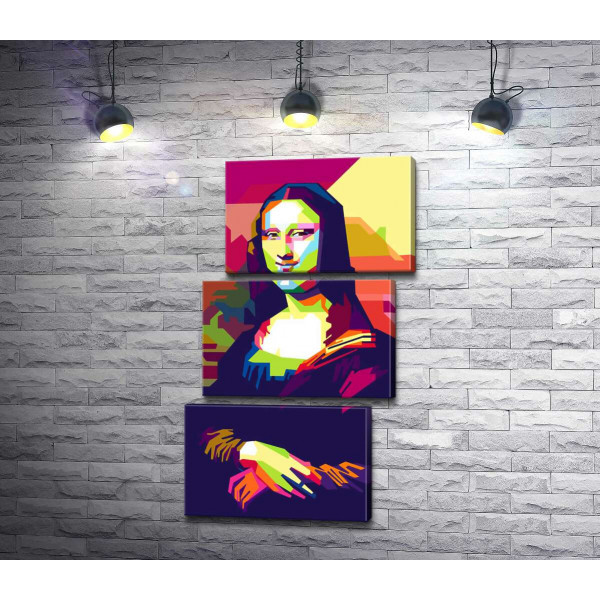Яркие цвета образа Мона Лизы