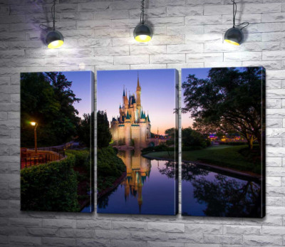 Чарівний вечір біля казкового замку Disney