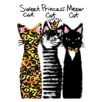 Три коти з леопардовими елементами