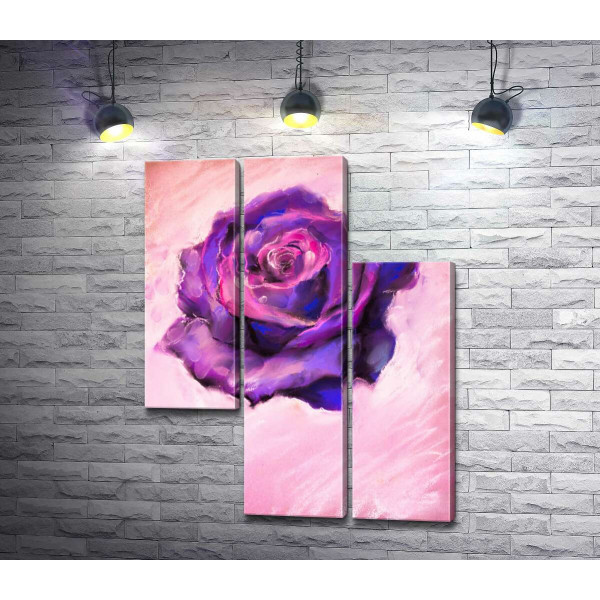 Фіолетова пишність квітки троянди
