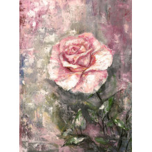 Вінтажна картина з трояндою