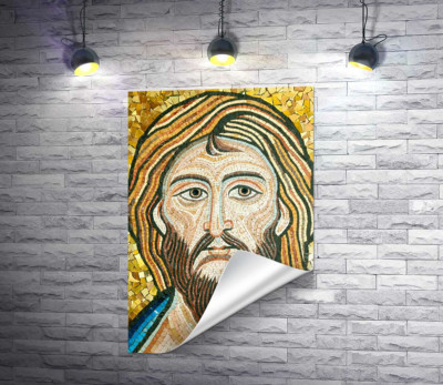Мозаика с Иисусом Христом