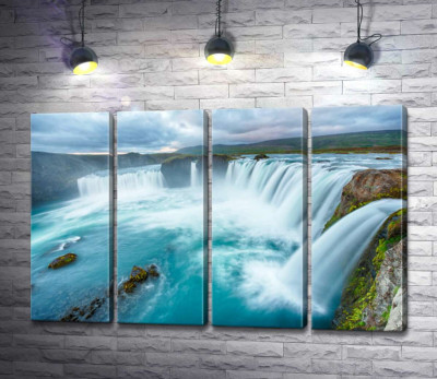 Бирюзовая красота водопада Годафосс (Godafoss)