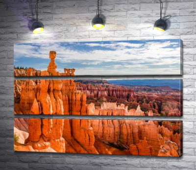 Причудливые формы скал Брайс-Каньона (Bryce Canyon)