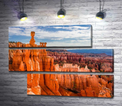 Модульная картина "Причудливые формы скал Брайс-Каньона (Bryce Canyon)"