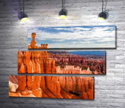 Модульная картина "Причудливые формы скал Брайс-Каньона (Bryce Canyon)"