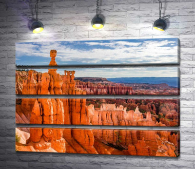 Модульна картина "Химерні форми скель Брайс-Каньйону (Bryce Canyon) "