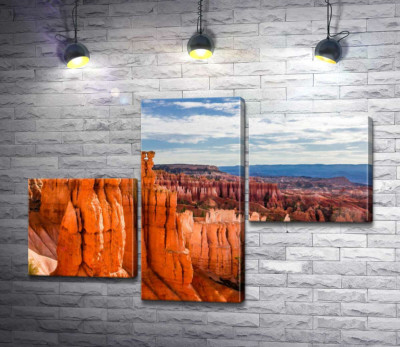 Причудливые формы скал Брайс-Каньона (Bryce Canyon)