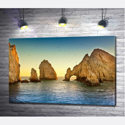 Природная арка в каменной скале Кабо-Сан-Лукас (Cabo San Lucas)