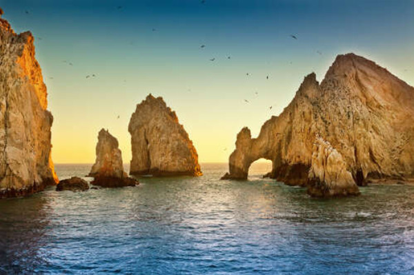 Природная арка в каменной скале Кабо-Сан-Лукас (Cabo San Lucas)
