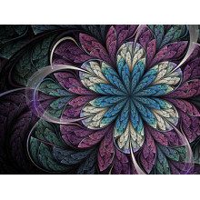 Пастельні відтінки орнаментів квітки