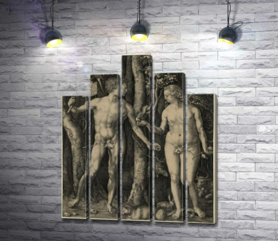 Модульная картина "Адам и Ева (Adam and Eve)"