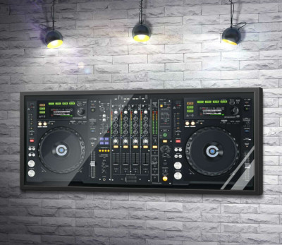 Постер "Современный DJ контроллер Pioneer"