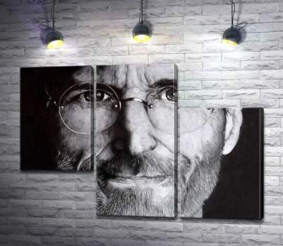 Лицо предпринимателя Стива Джобса (Steve Jobs)