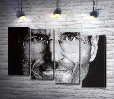 Лице підприємця Стіва Джобса (Steve Jobs)